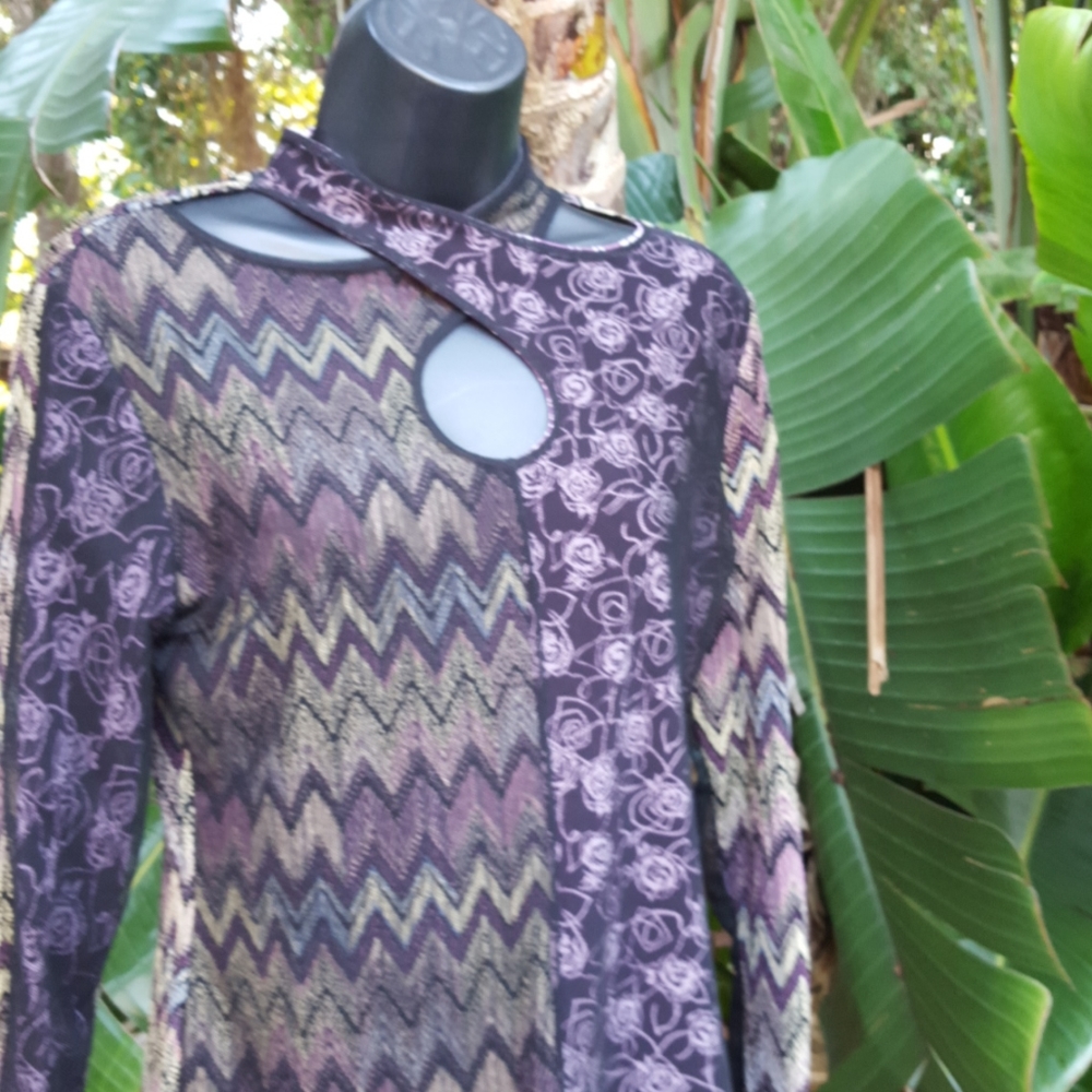 ANAC patchwork cutout top by aanac